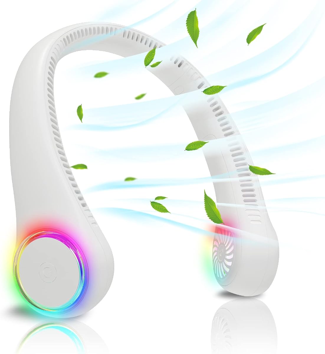 De bladeless nekventilator in wit